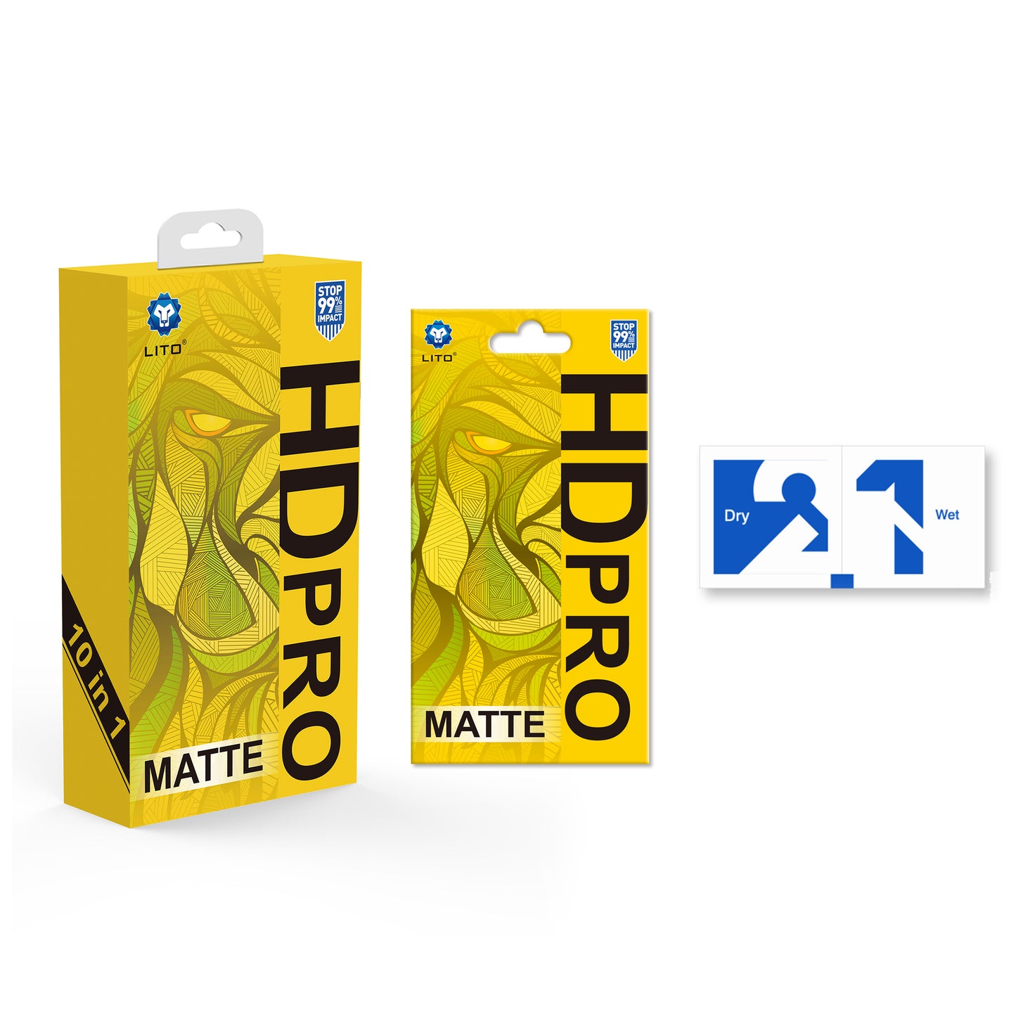 LITO HD PRO Matte Tempered Glass for iPhone