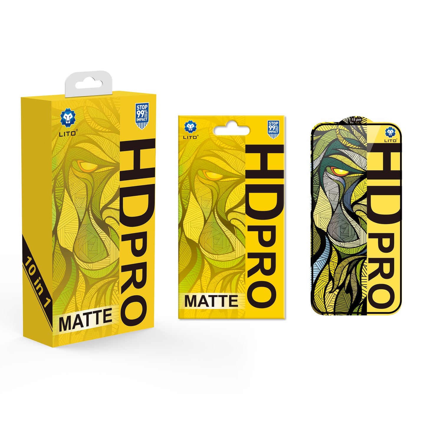 LITO HD PRO Matte Tempered Glass for iPhone