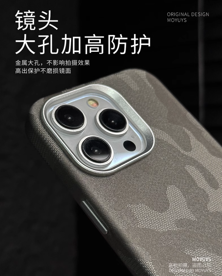 Camouflage Magsafe Magnetic Suction Case for iPhone