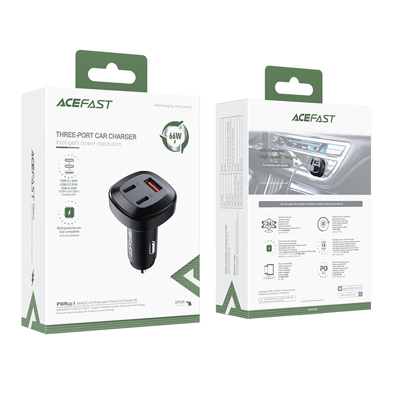 ACEFAST B3 66W Fast Charge Car Charger 66W