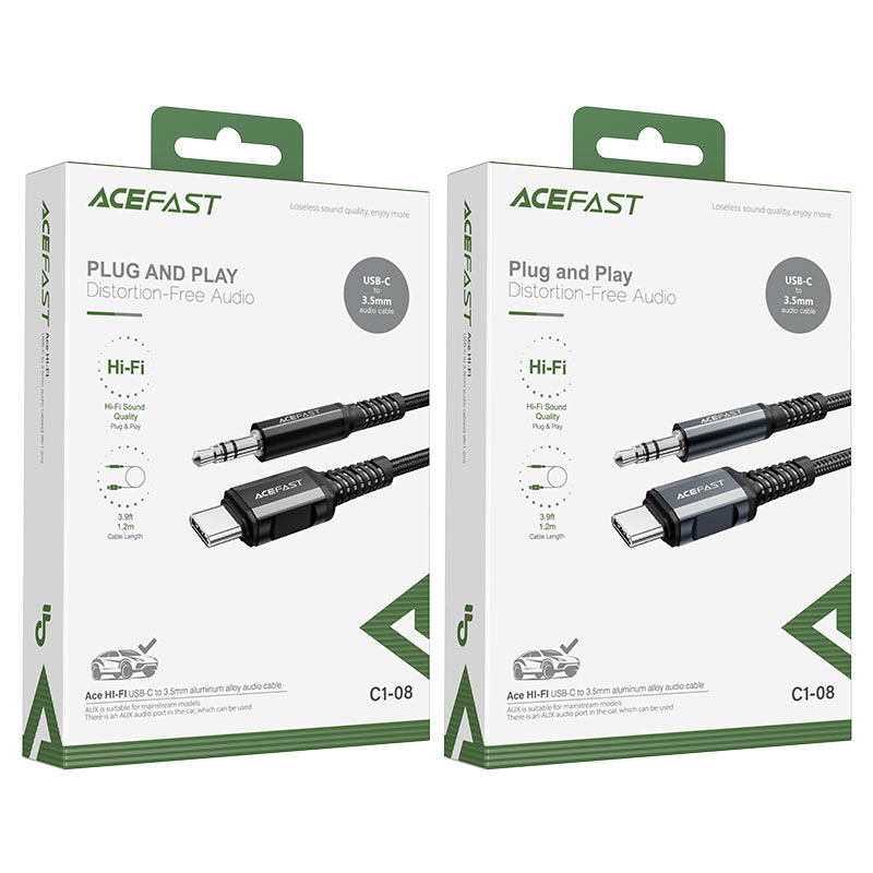 ACEFAST C1-08 Audio cable USB-C to 3.5mm male