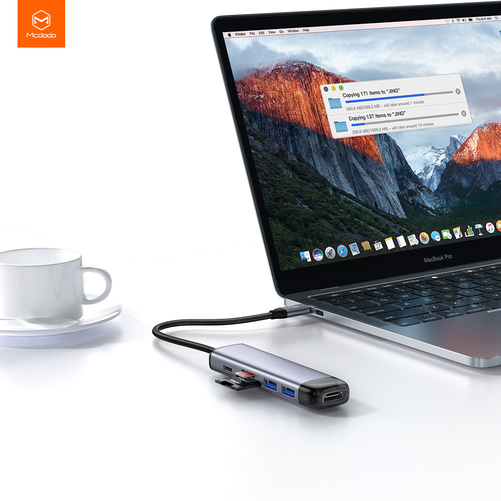 Mcdodo HU-7740 6 in 1 USB-C Hub