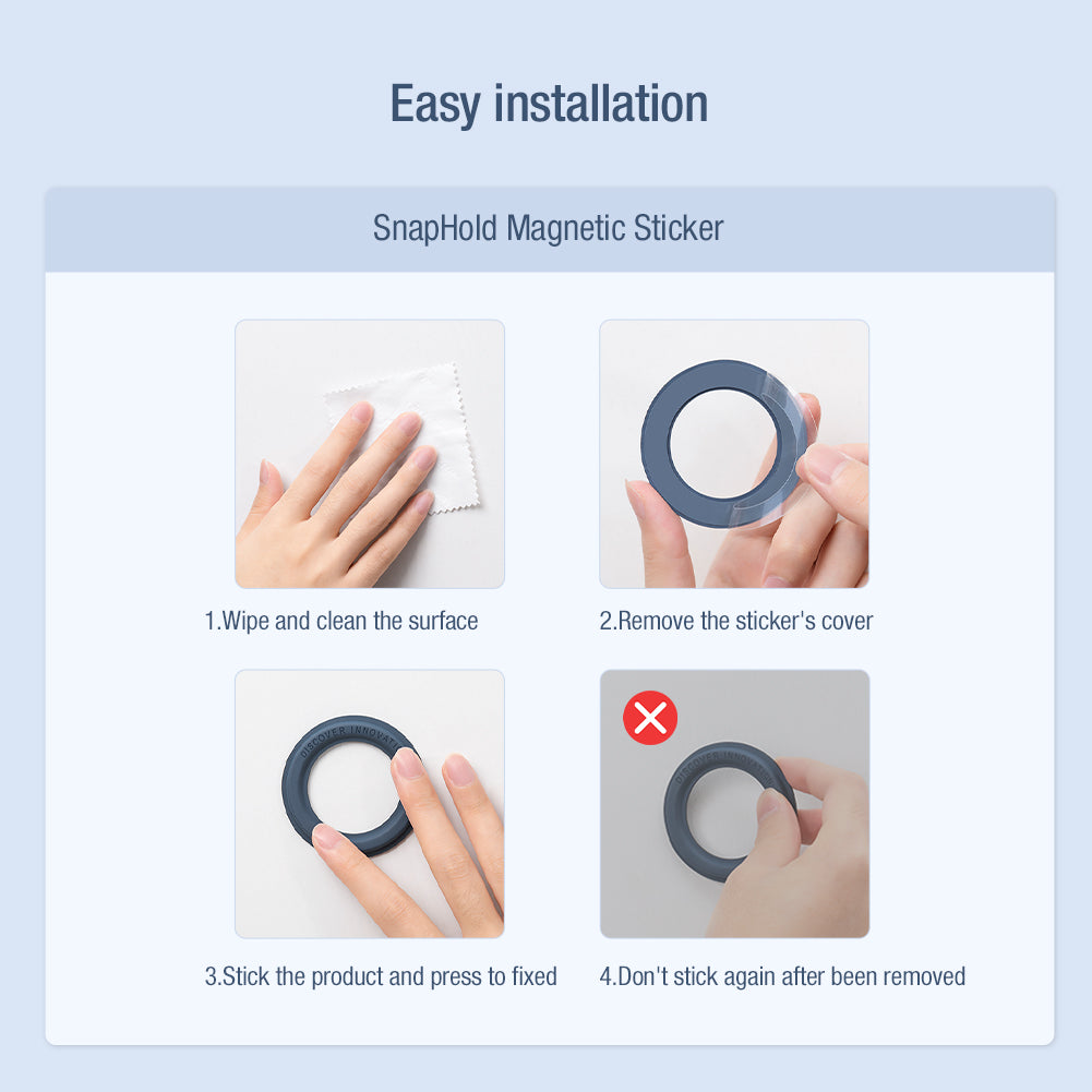 Nillkin SnapHold & SnapLink Magnetic Sticker (Suite Product)