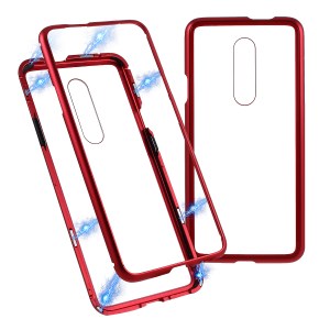 Magnetic Flip Tempered Glass Mobile Phone Case For Iphone