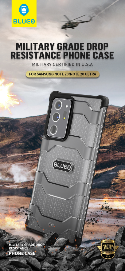 BLUEO Military Grade Drop Resistance Phone Case for Samsung