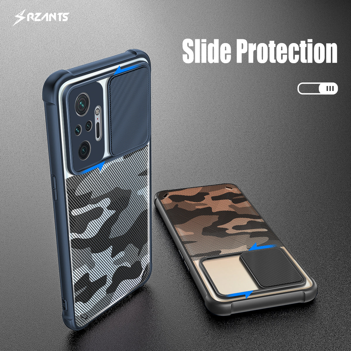 RZANTS Camouflage Lens Case for Xiaomi/Redmi