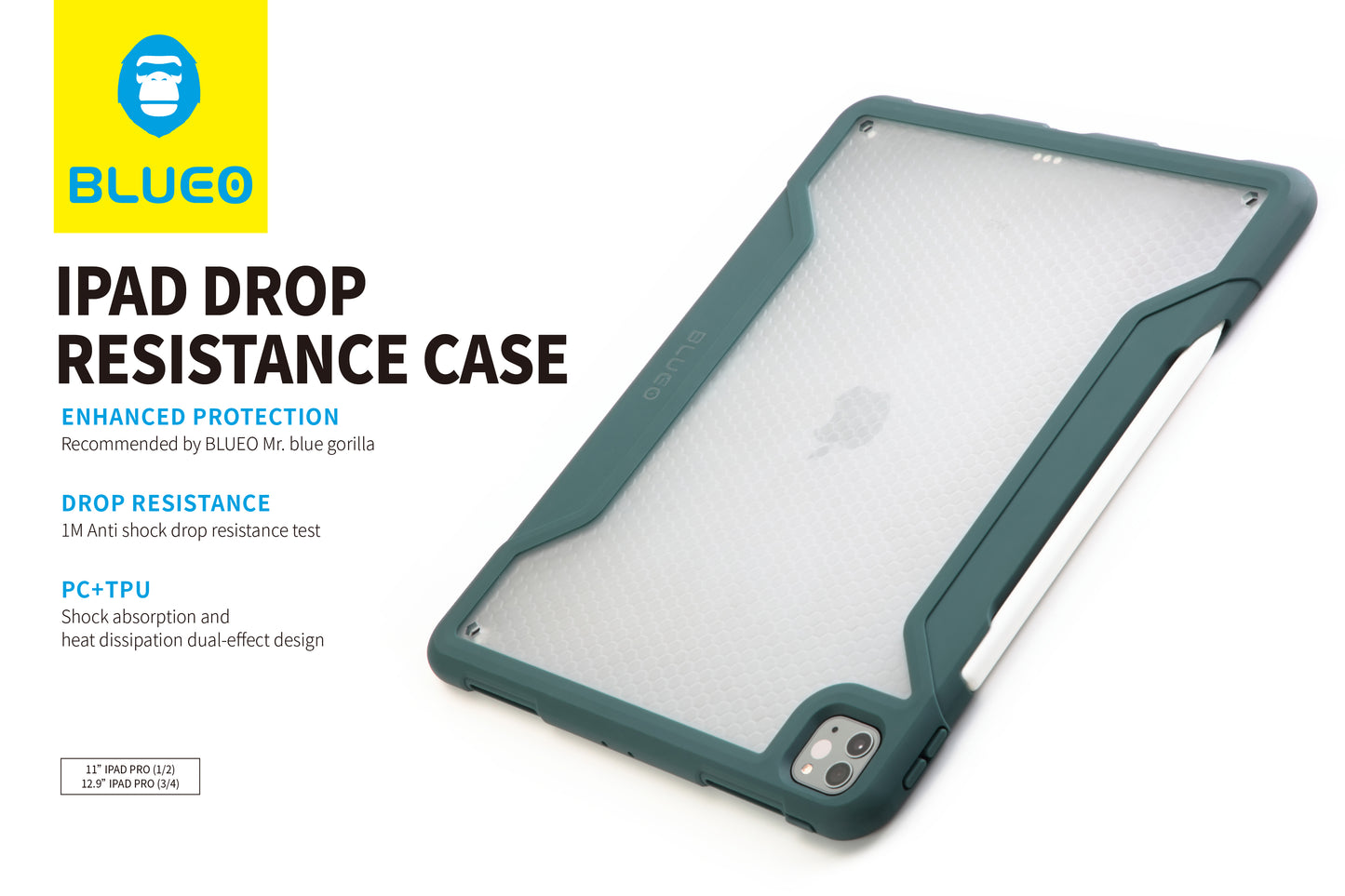 BLUEO IPAD 2020 Drop Resistance Case