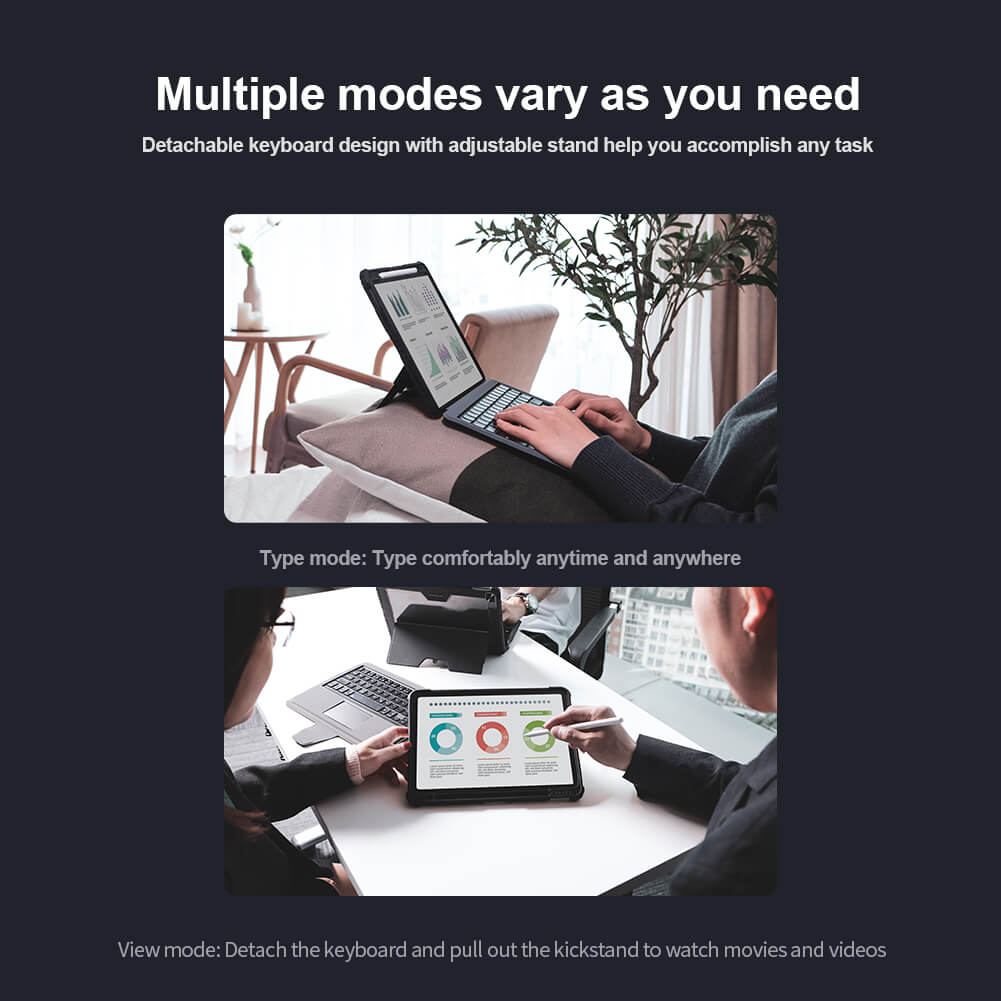 Nillkin Bumper Combo Keyboard Case for Apple iPad