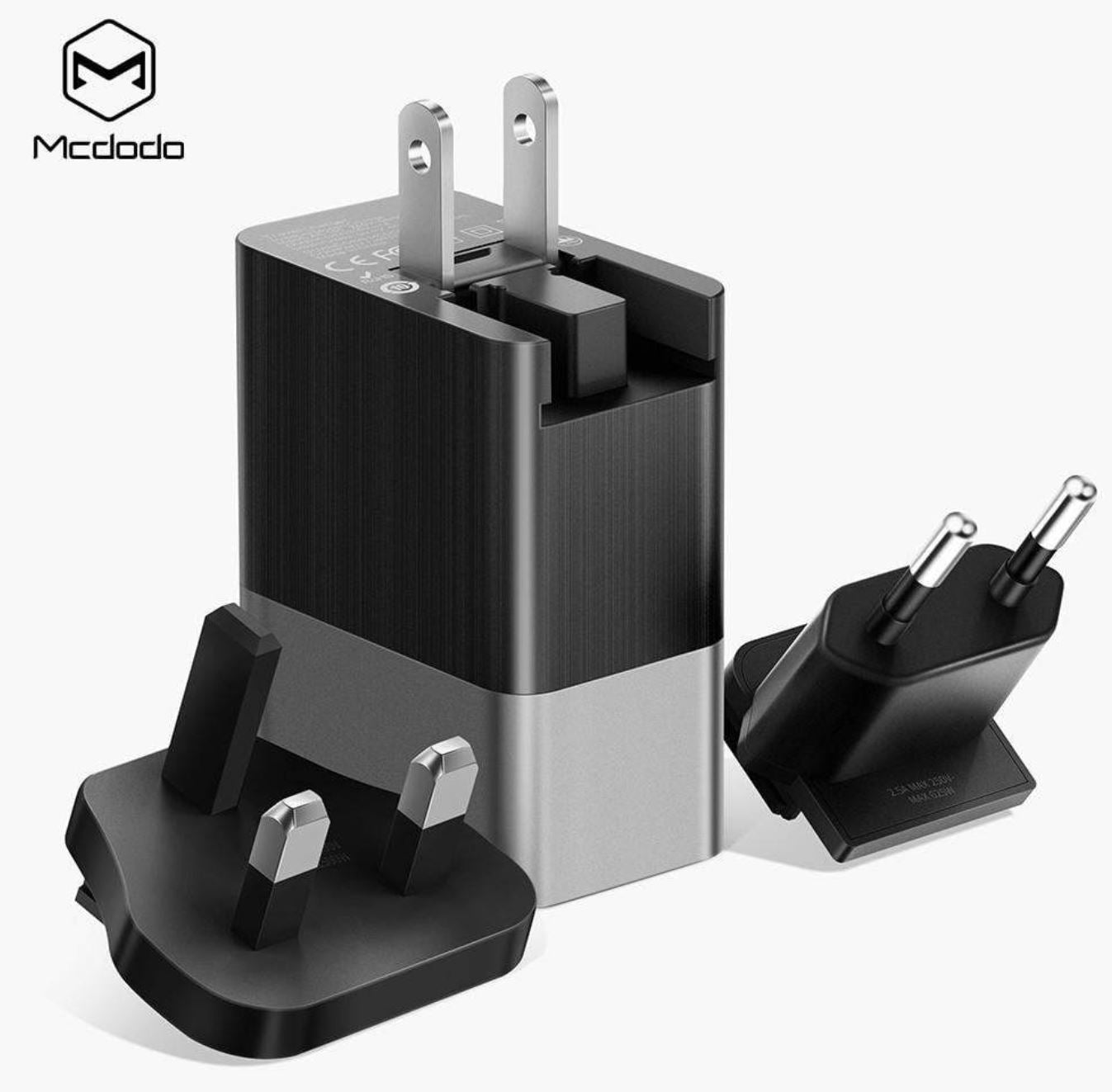 MCDODO CH-5341  5V 3.4A Cube Series 3 USB Ports Charger (UK/US/EU plug)