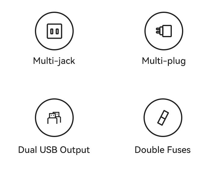 USAMS US-CC173 T55 12W Dual USB Universal Travel Charger (US/AU/EU/UK)