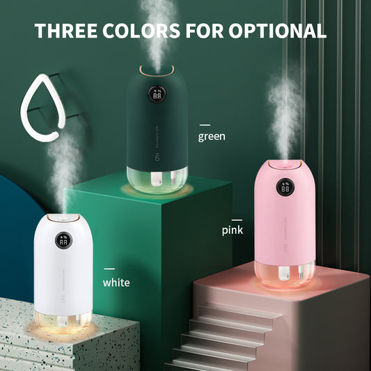 500ml Two Spray Ultrasonic Air M30 Humidifier Glow LED