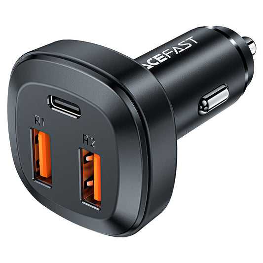 ACEFAST B9 66W (2USB-A+USB-C) Three Port Metal Car Charger